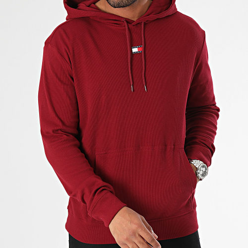 Sweat Capuche Rib 2964 Bordeaux