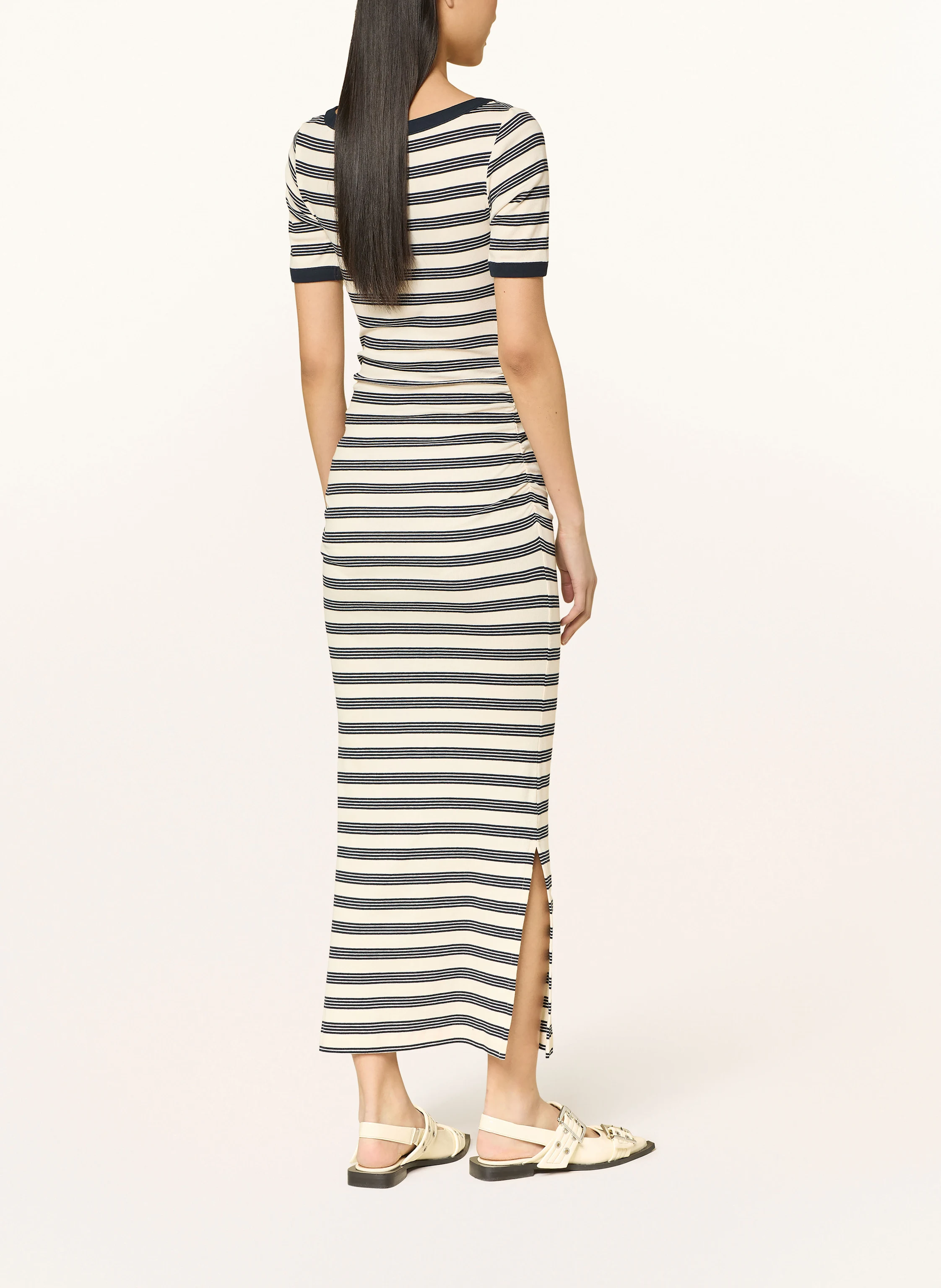 GANNI Kleid mit 3/4-Arm