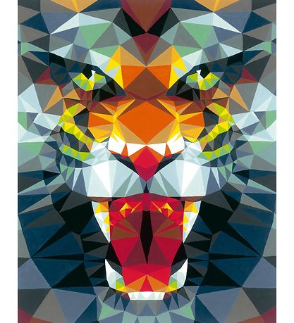 Ravensburger CreArt - Males?t - Polygon Tiger