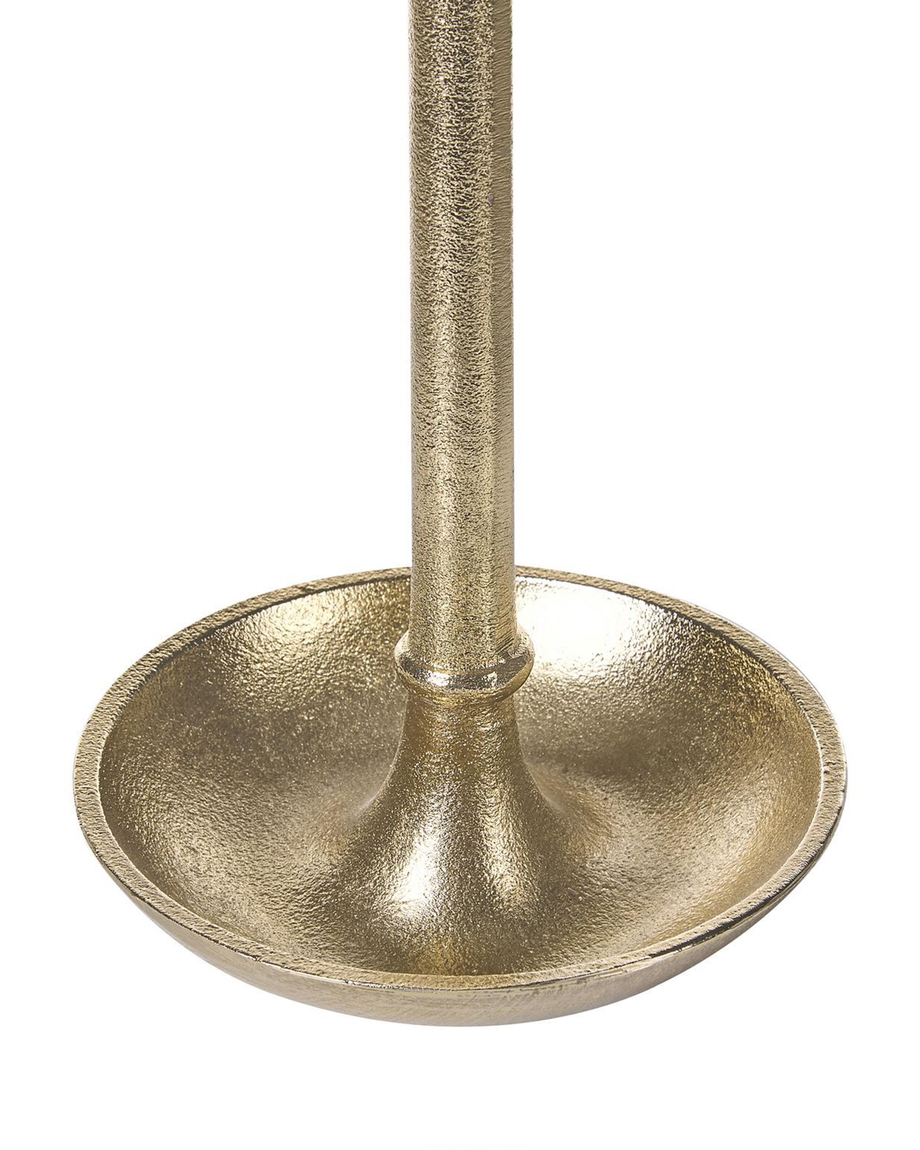 Set van 3 kaarshouders LIWUNG Metaal 27/33/38 cm Goud