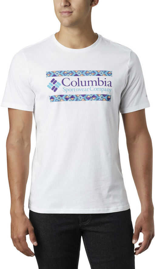 Columbia Rapid Ridge Graphic T Shirt Hvid