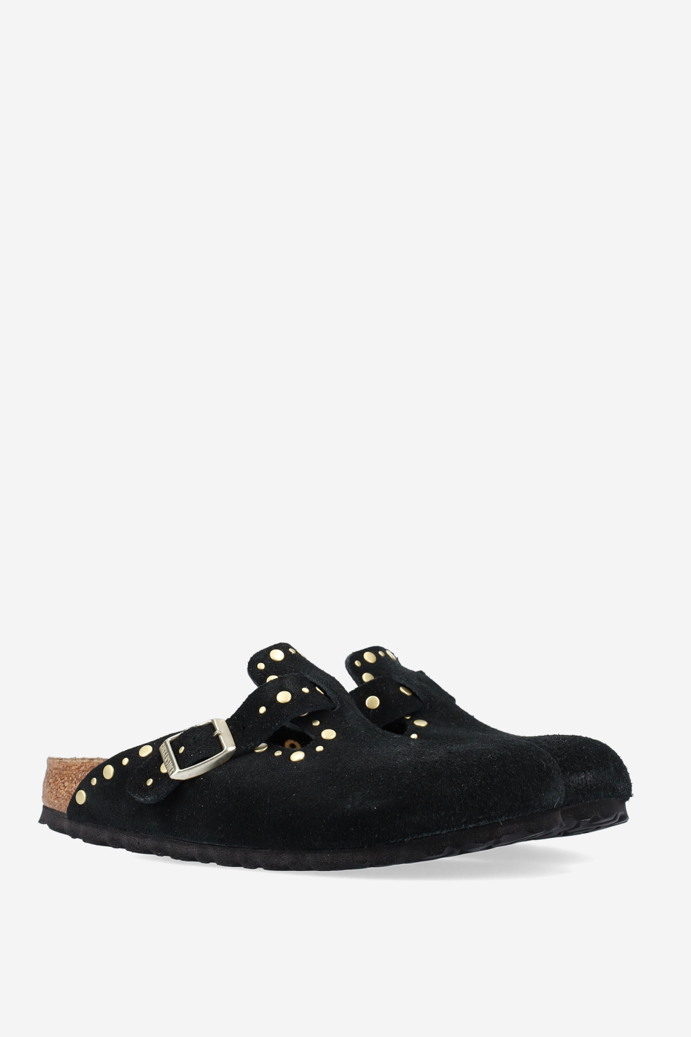Boston rivet suede mules