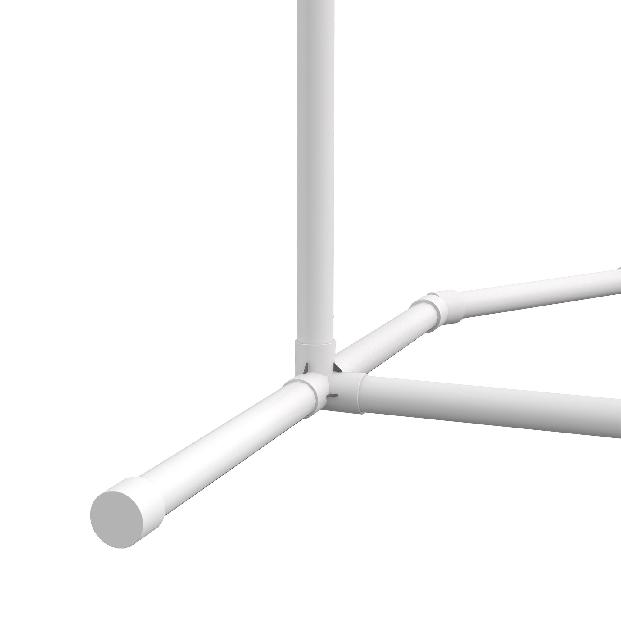 PawHut Hürdenlaufset mit Tragetasche weiß 89L x 69B x 99H cm