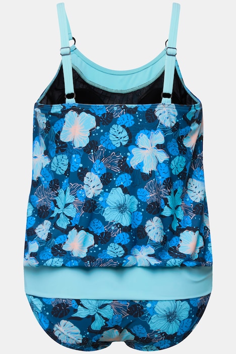 Tankini, Blumen, Softcups, Träger verstellbar