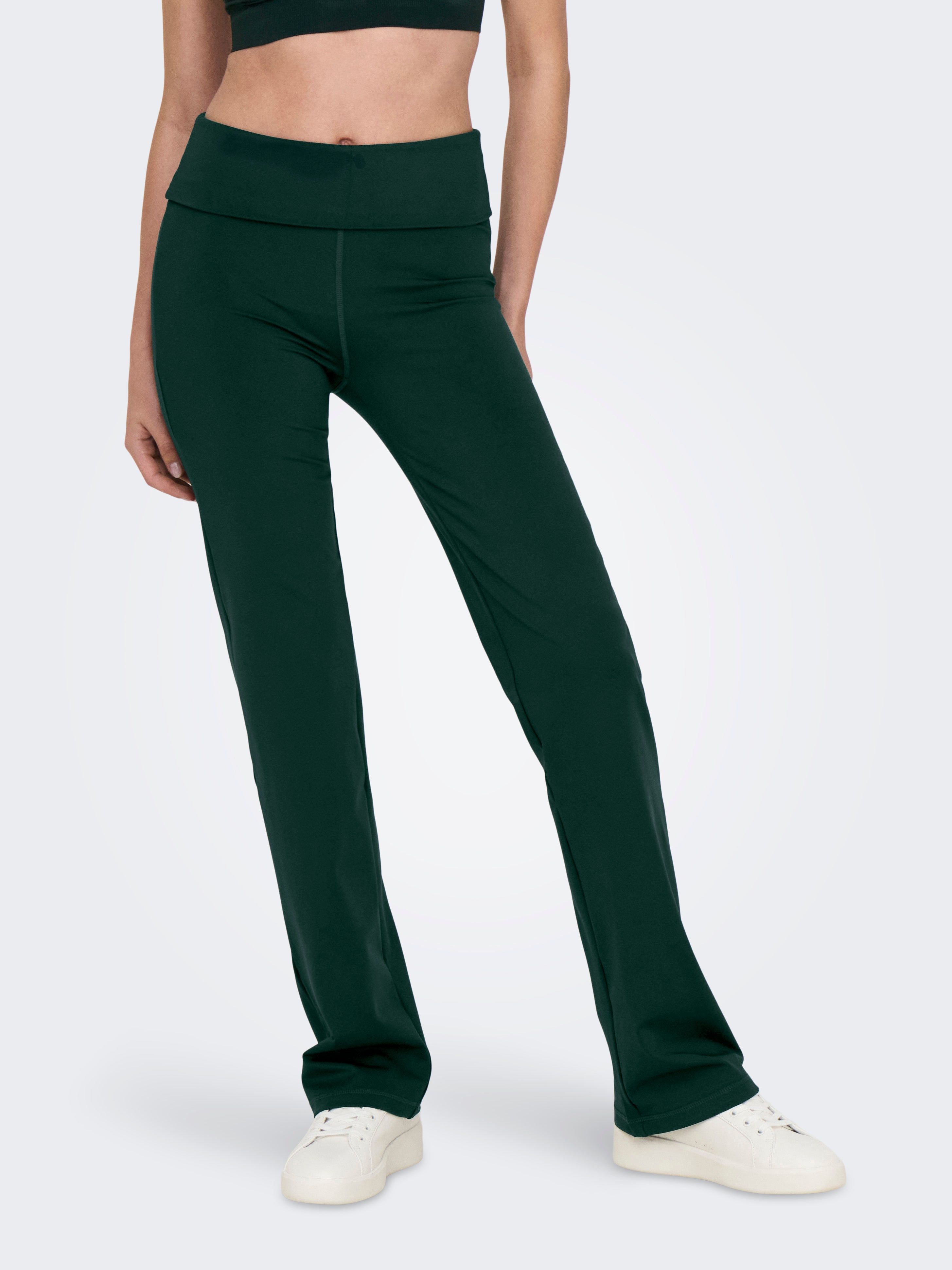 ONPFOLD-2 Hohe Taille Ausgestellt Hose Scarab