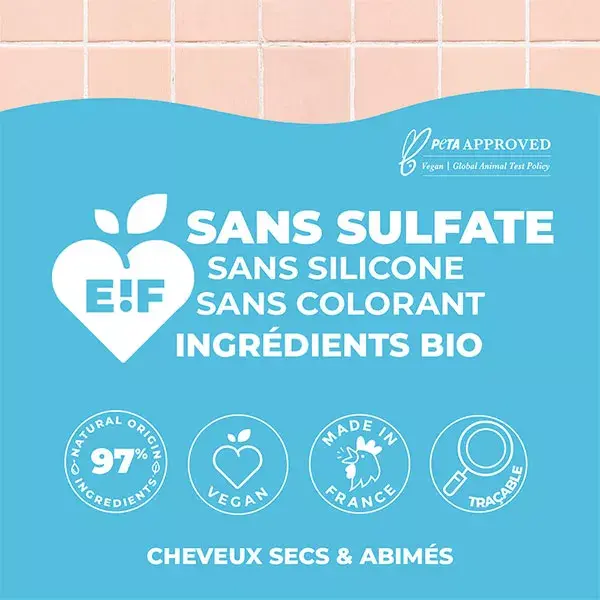 Energie Fruit Cheveux Masque 2 en 1 Format Voyage Monoï & Huile de Macadamia 75ml
