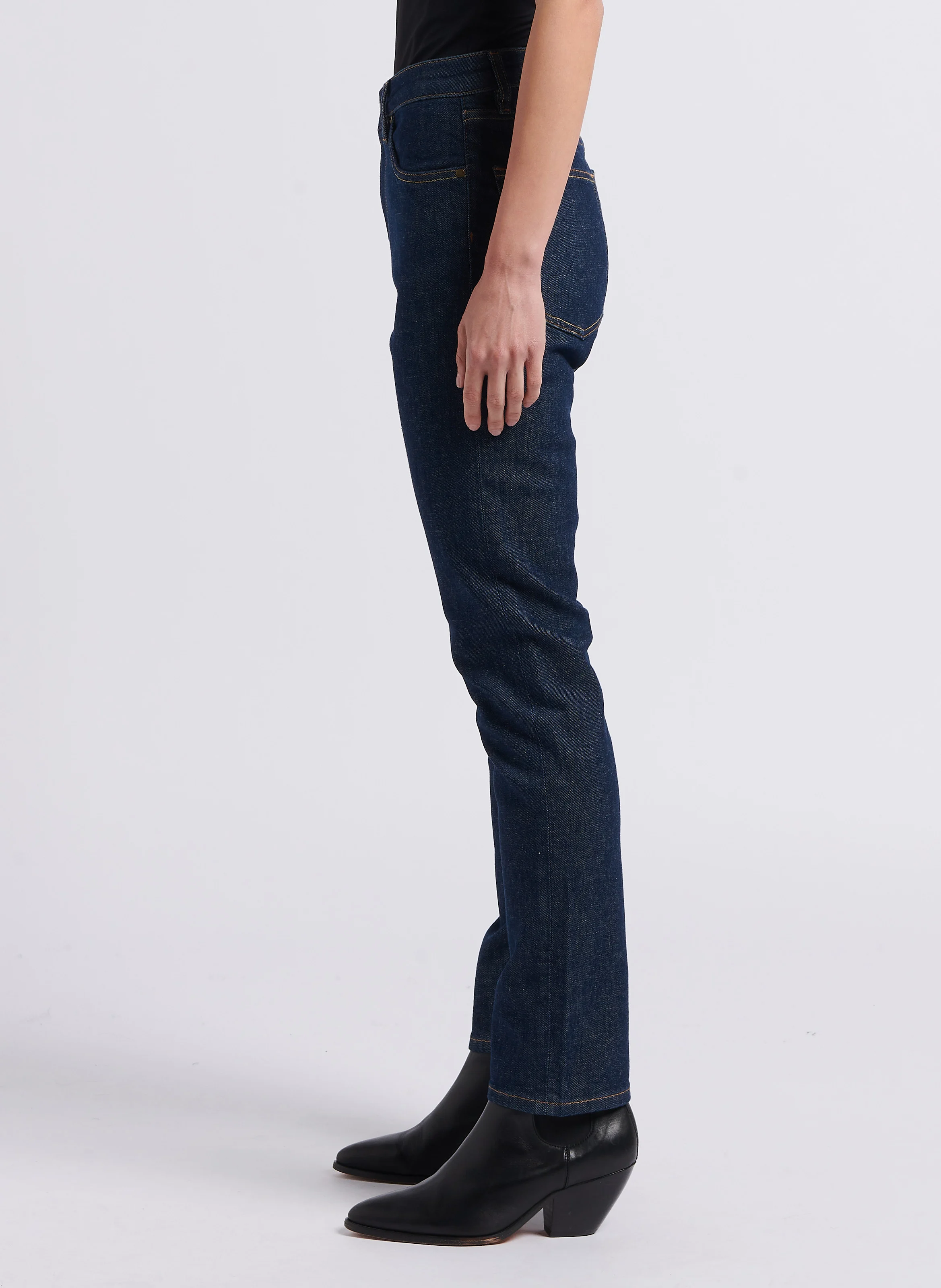 CRYSTAL - Jean slim en coton mélangé | Bleu