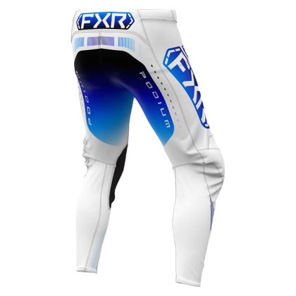 Pantalon cross FXR PODIUM MX 25 2025 - Blanc / Bleu