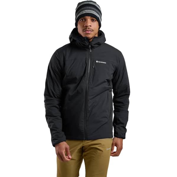 Doudoune randonnée MONTANE FIREBALL HOODIE BLACK