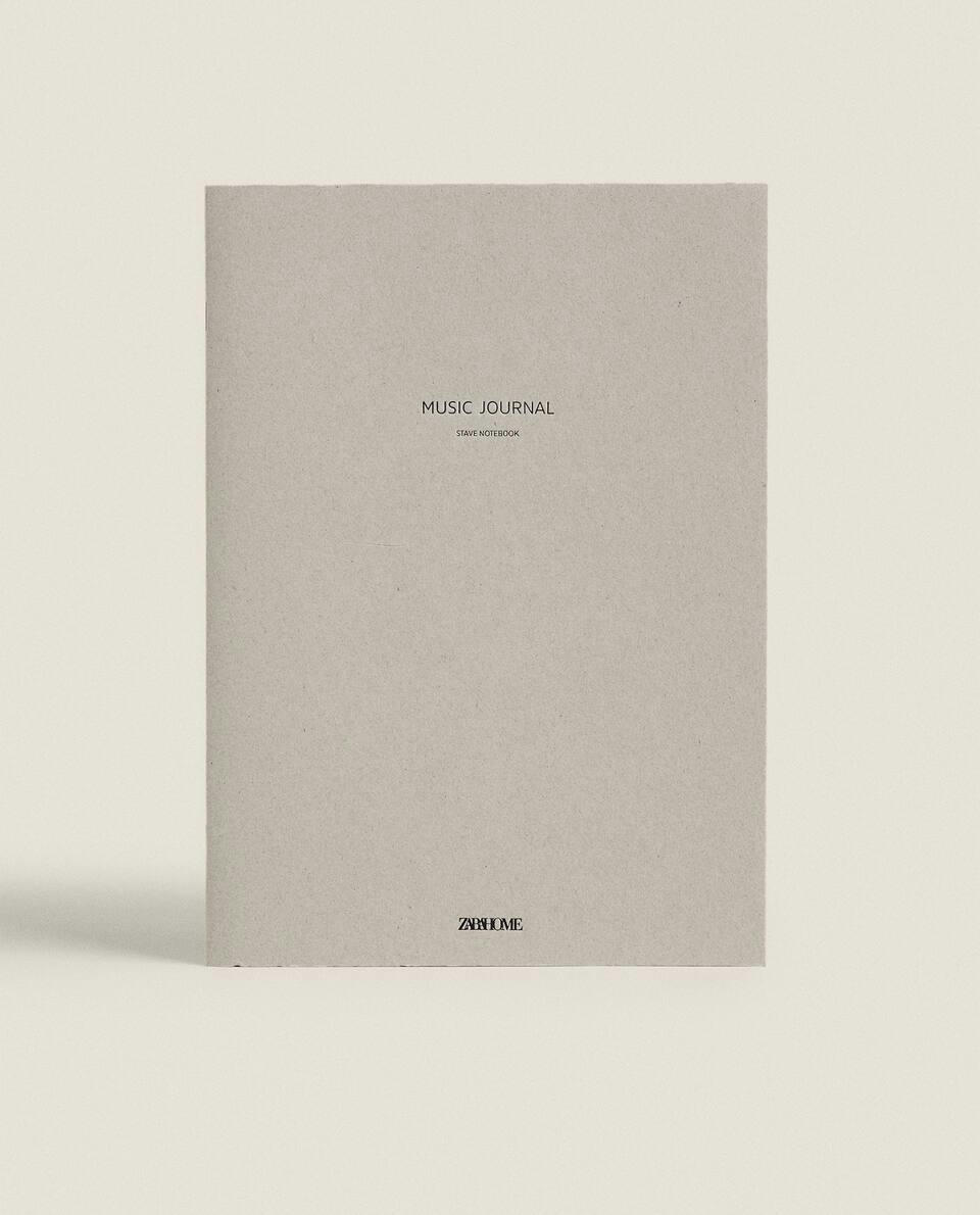 CADERNO DE MÚSICA COM PAUTA