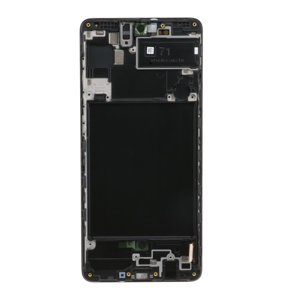 (OEM) Samsung Galaxy A71 Ersatzdisplay (Digitizer, LCD, Rahmen) - Schwarz