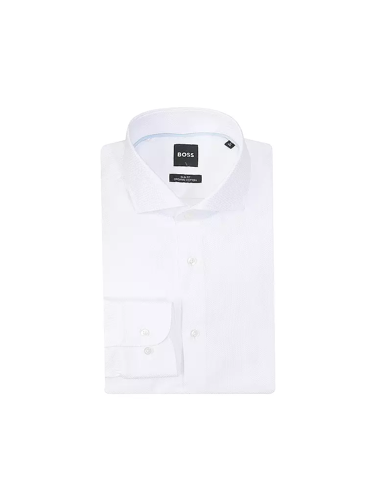 BOSS Hemd Slim Fit  weiss