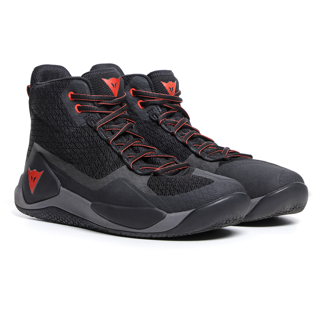 Dainese - Baskets Atipica Air 2 Noir / Rouge fluo