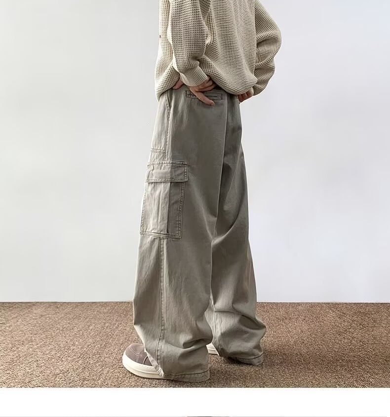 Urtishia - Cargobroek met hoge taille