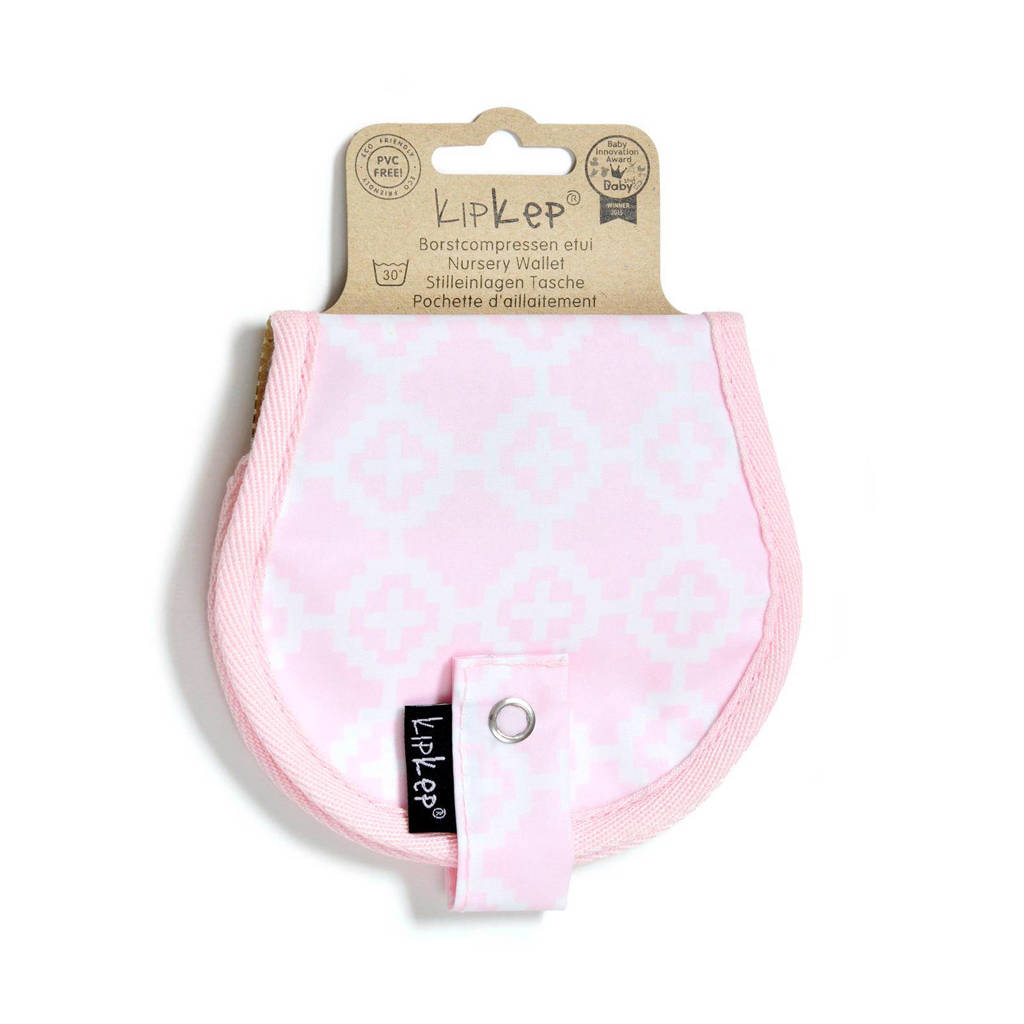 Napper etui voor borstkompressen roccy pink