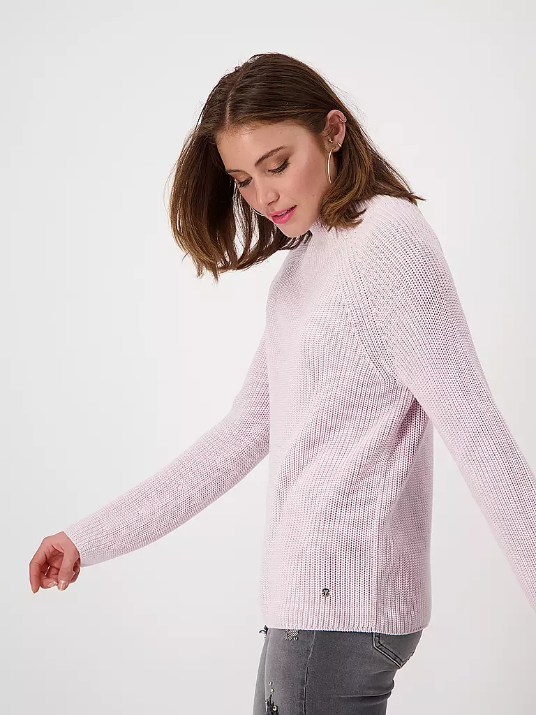 MONARI Rollkragenpullover  rosa
