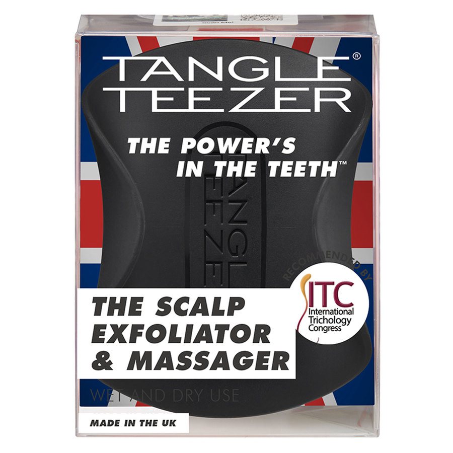 Tangle Teezer Scalp Exfoliator And Massager Onyx Black
