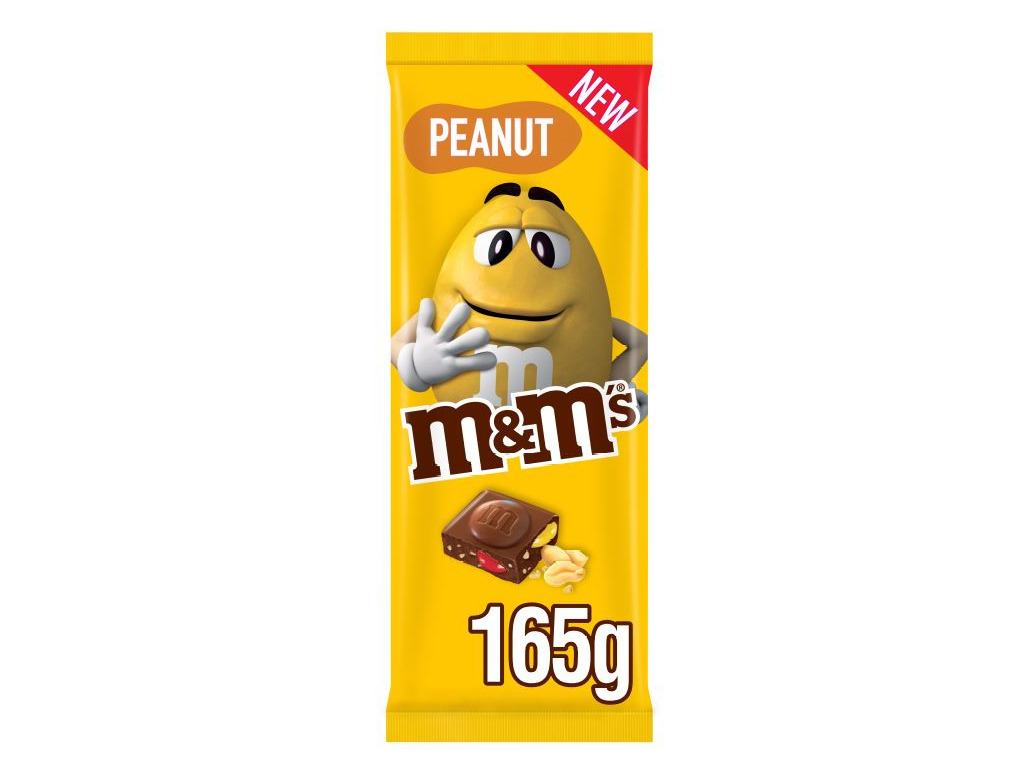 TABLETE CHOCOLATE M&M'S AMENDOIM 165G