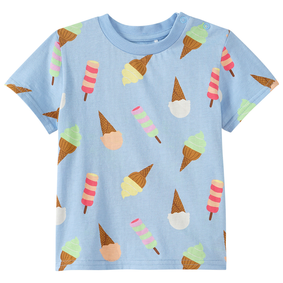 Topomini Baby T-Shirt und Joggingshorts im Set hellblau
