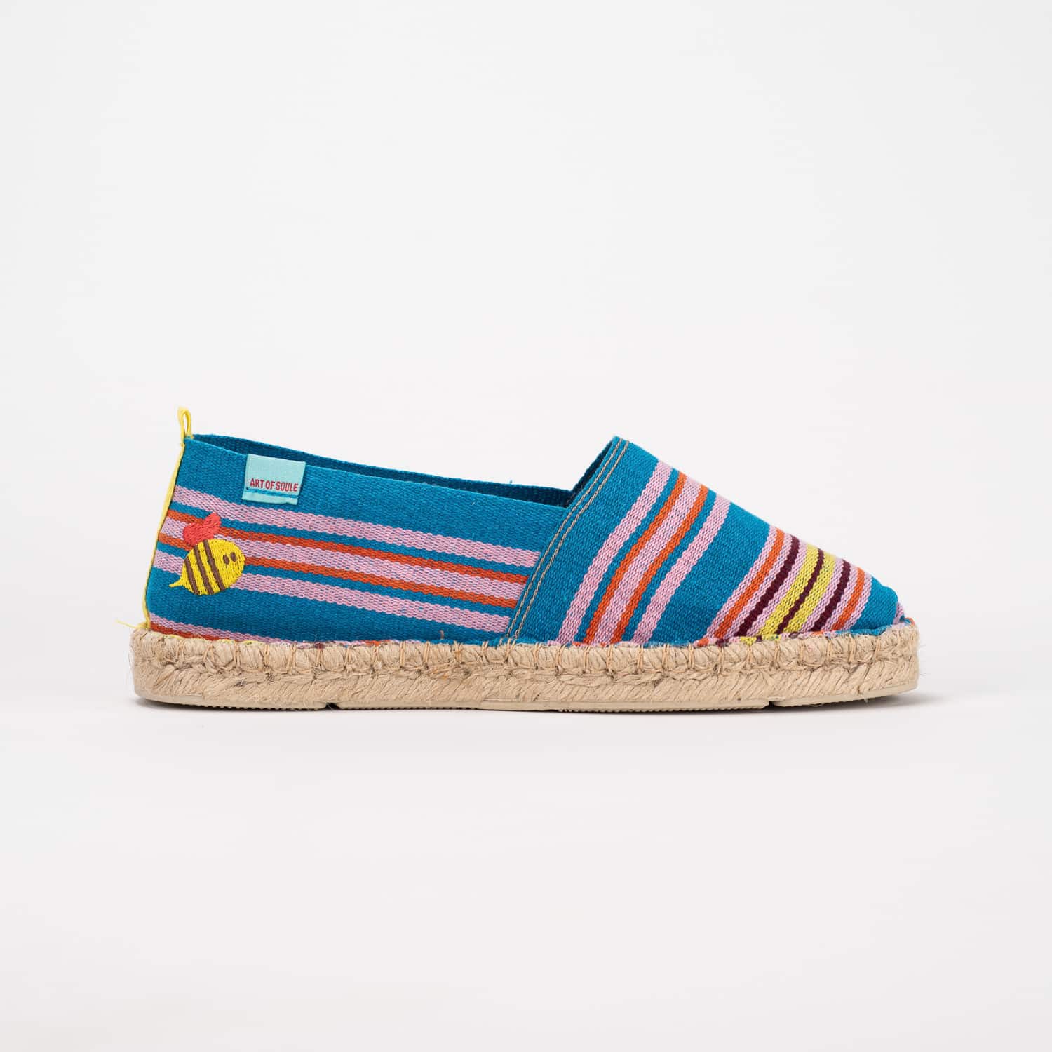 STRIPE - Espadrilles rayées | Bleu