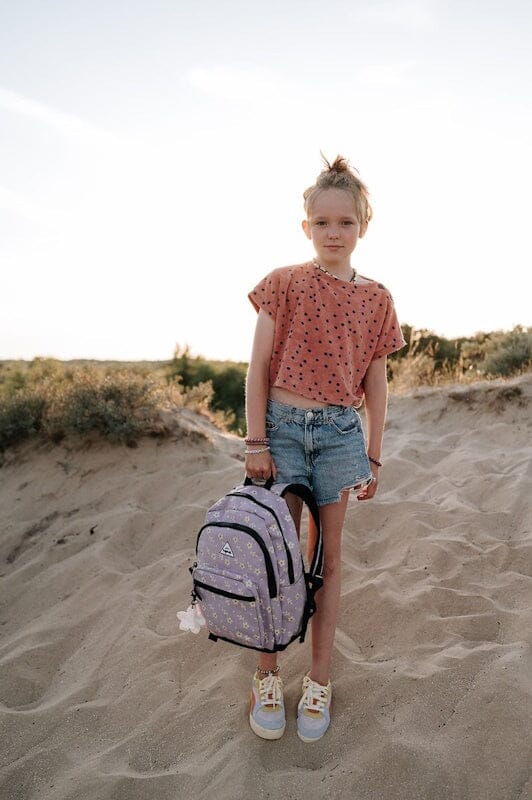 Little Legends Backpack L Lila Flower