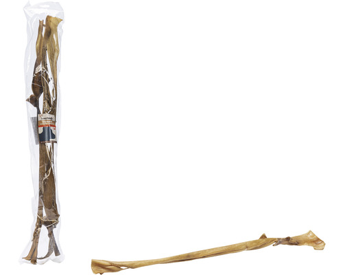 Beeztees Beef Scalp Hondensnack, Kauwreepjes, 3 Stukjes, Ca. 70 cm