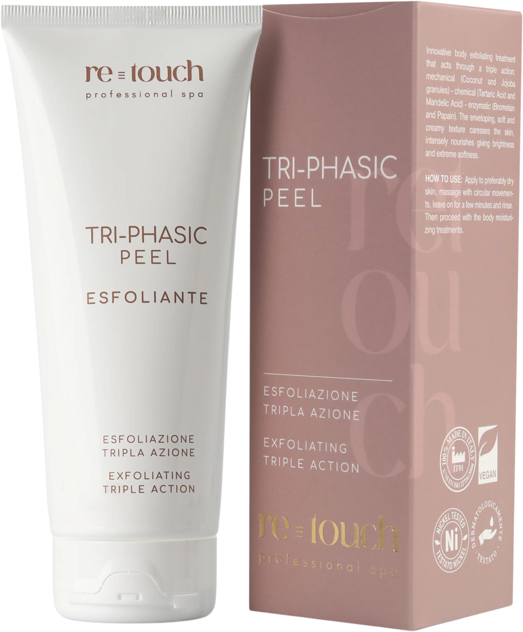 ETEREA Cosmesi Naturale  re-touch Tri-Phase Peel, 200 ml