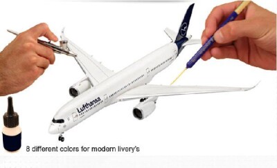 Revell - Model Maling Sæt - Modern Airliner - 8X17 ML