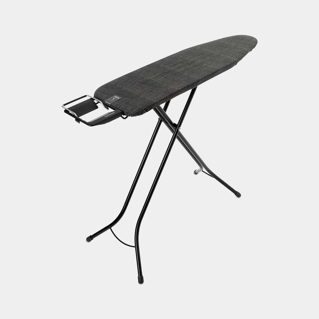 Strijkplank A, 110x30 cm, strijkerhouder - Denim Black