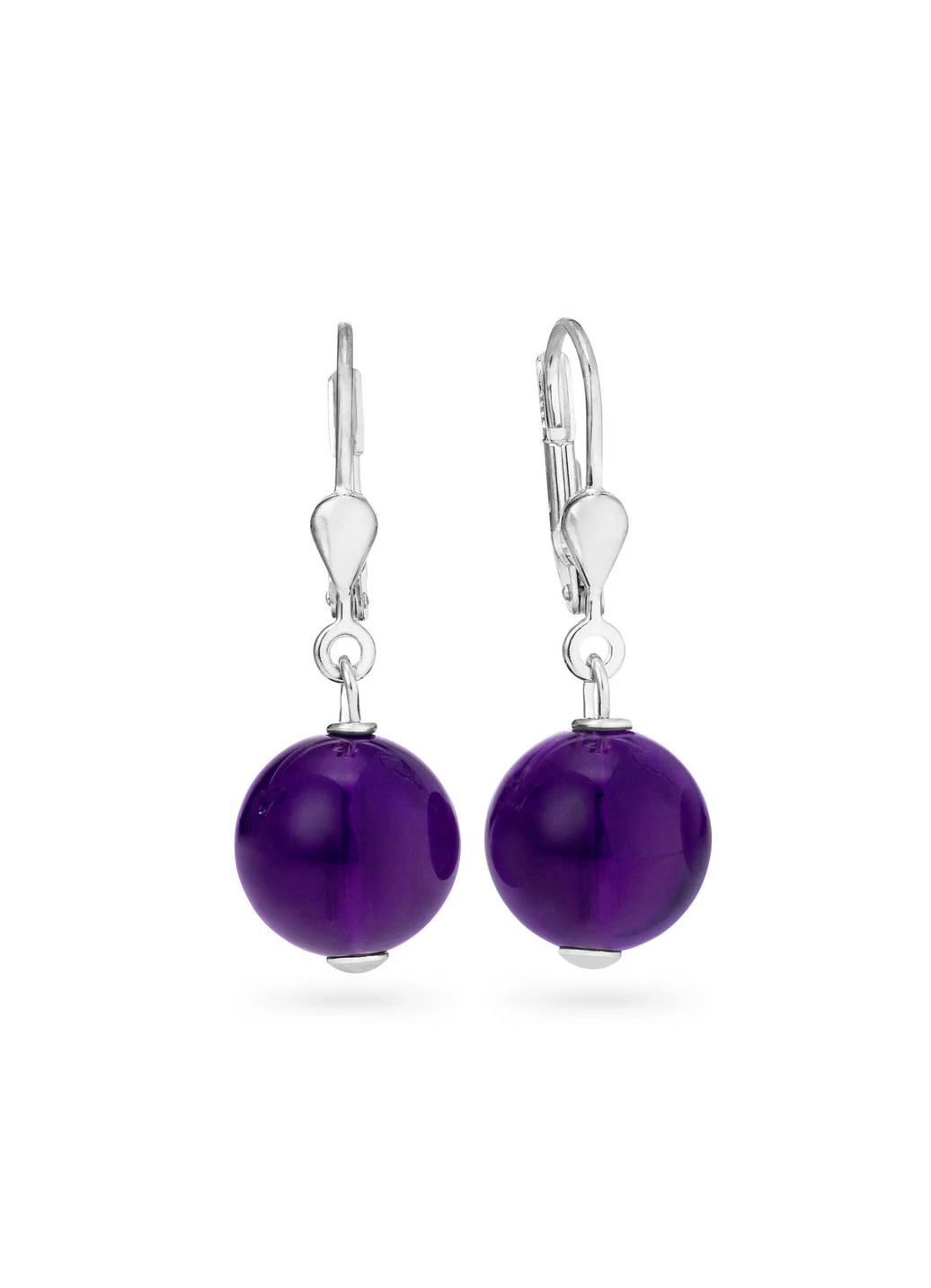 Ohrringe mit echt Amethyst