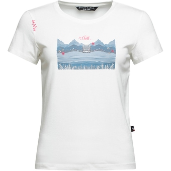 Chillaz Iseo Time To Chill T-Shirt White Damen