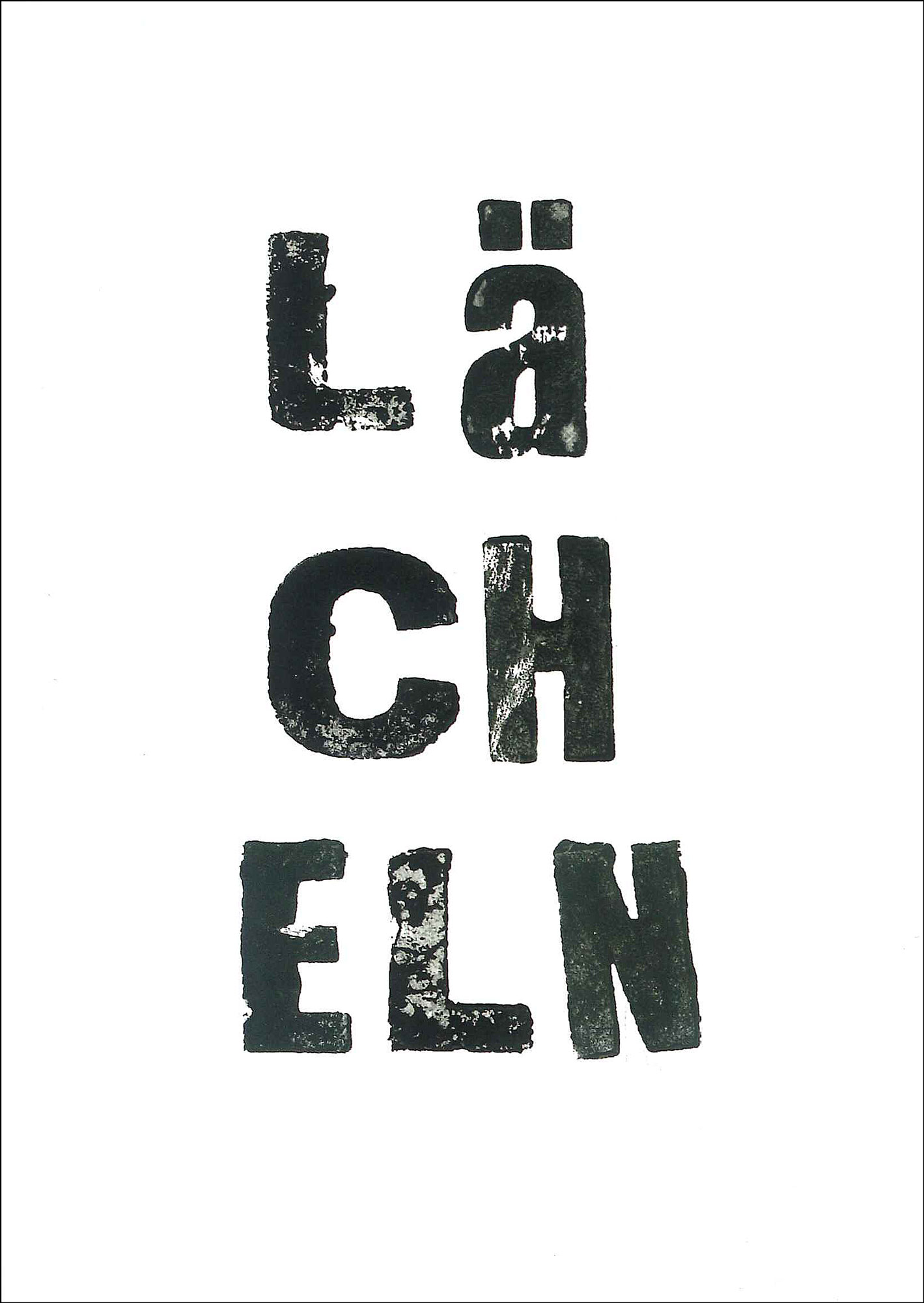 Postkarte 'LÄCHELN' günstig bestellen
