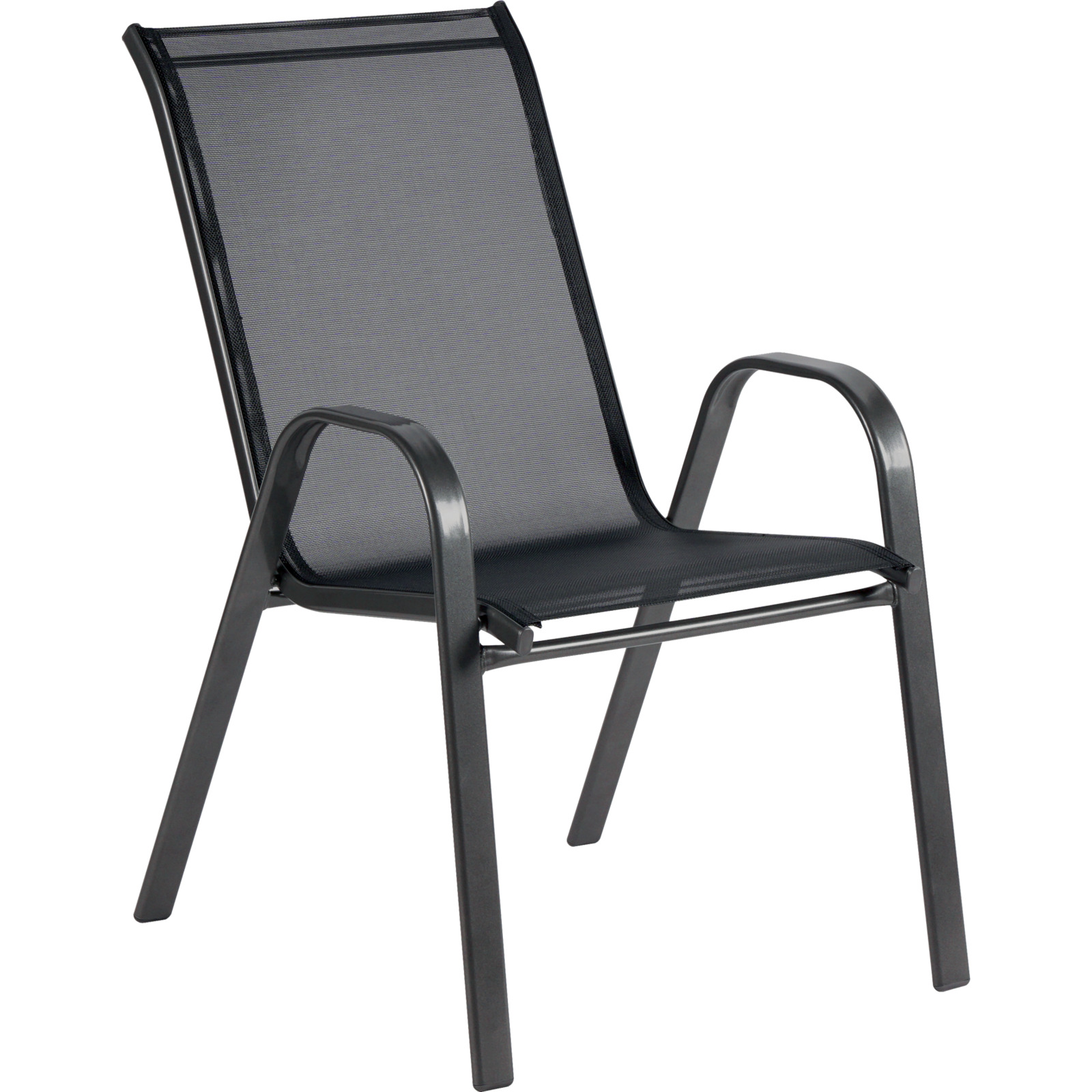Stuhl Paris Textilene schwarz