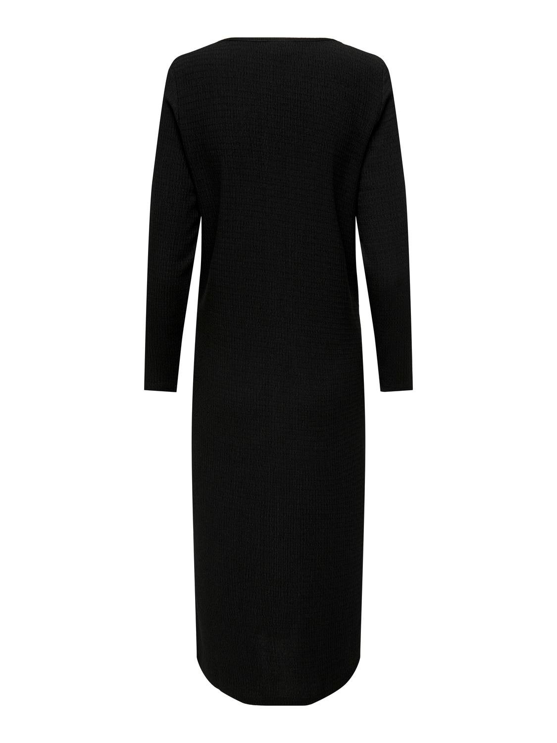 OLMALORA Langes Kleid Black