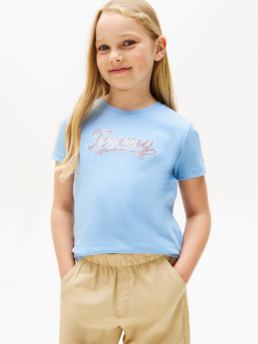 TOMMY HILFIGER<br>Camiseta de manga curta, 10-16 anos