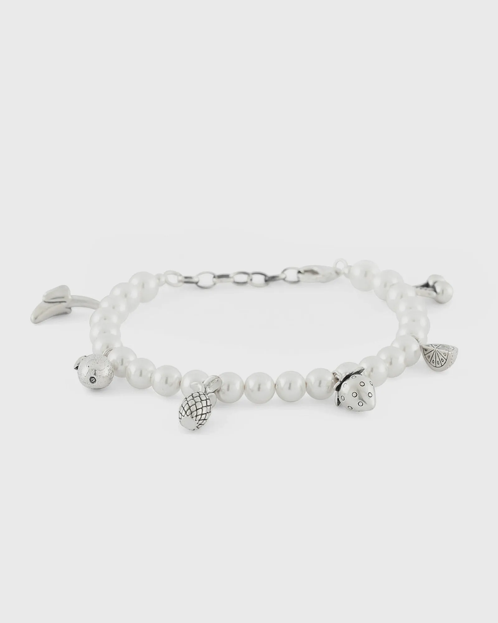 Serge DeNimes Pearl Charm Bracelet