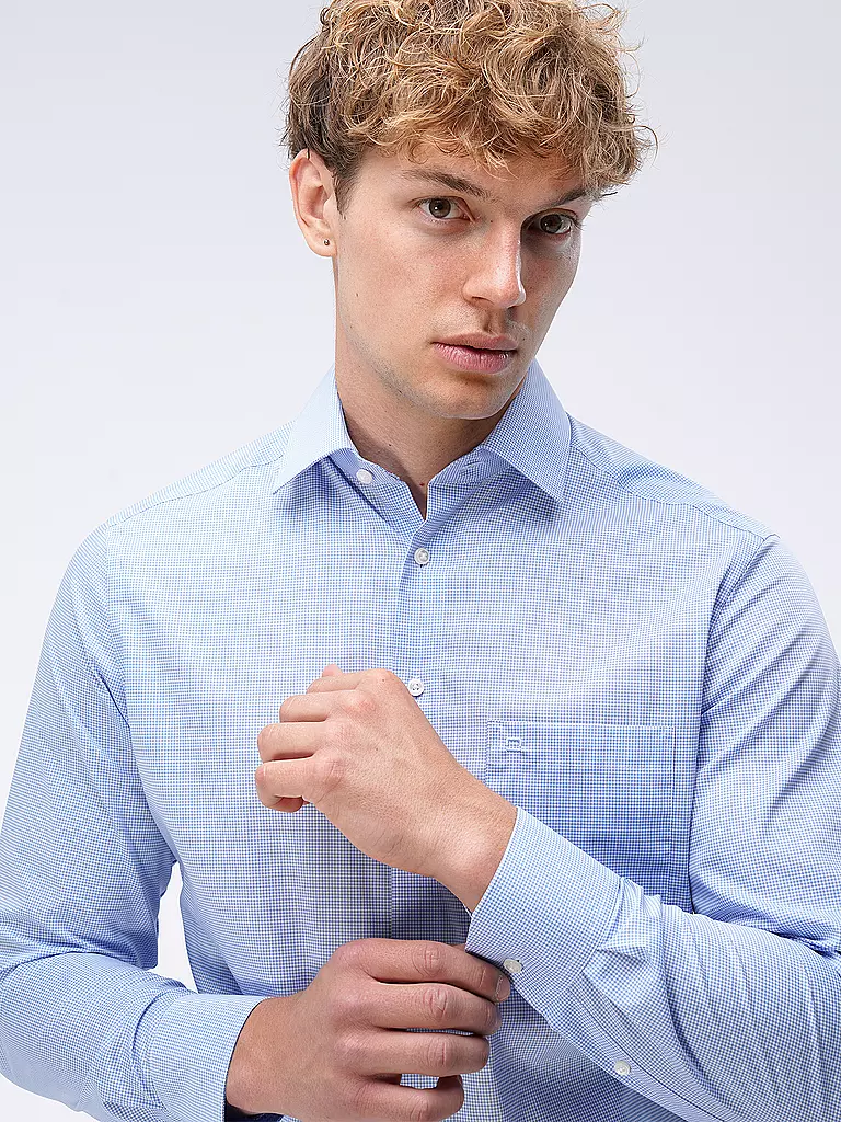OLYMP Hemd Modern Fit blau