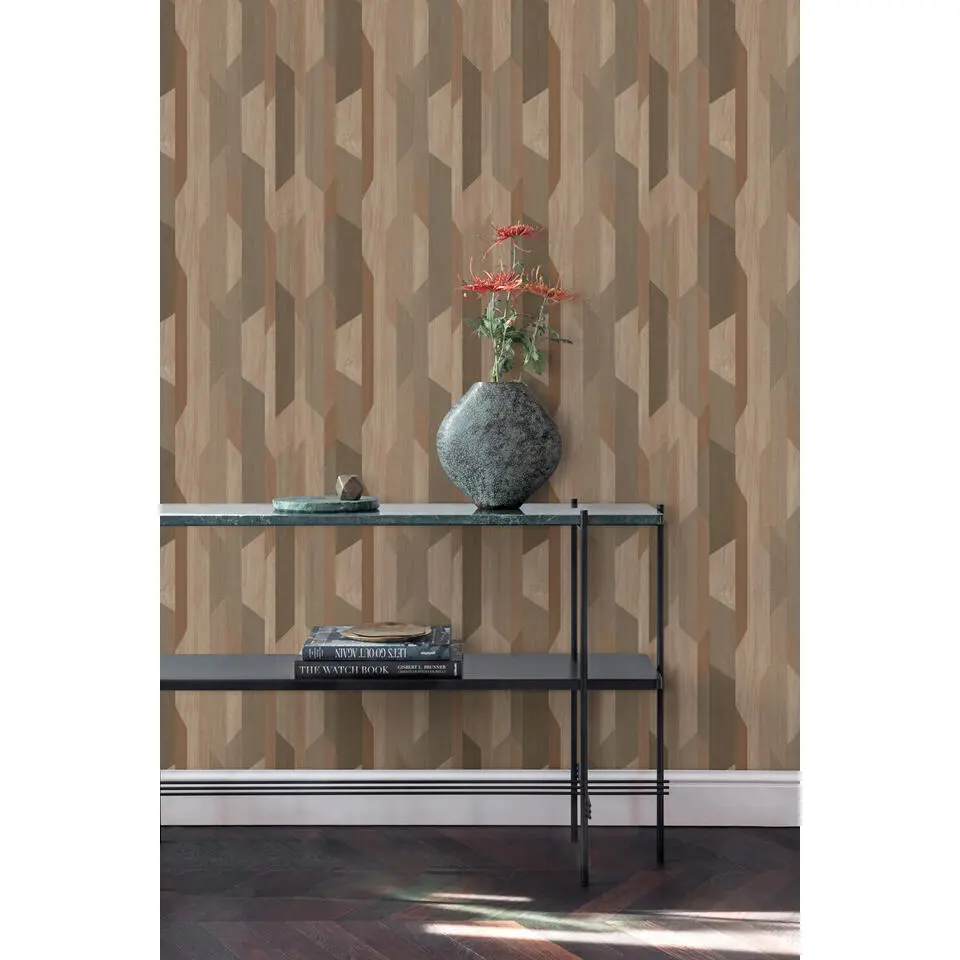 Dutch Wallcoverings - Asperia- Kiruna bruin - A57002