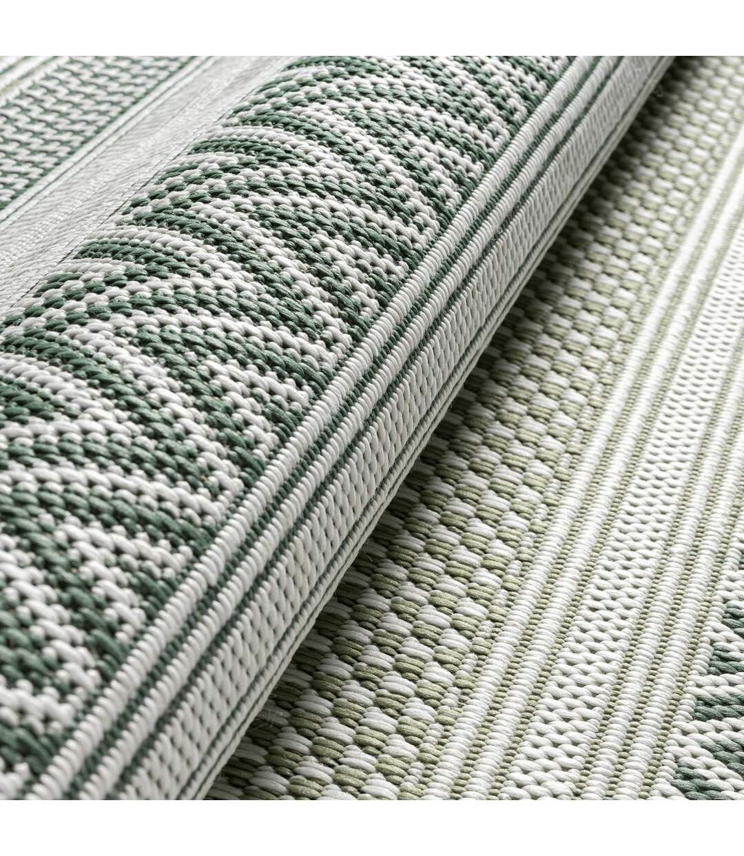 Tapis exterieur RAYA en polypropylène doux et soyeux OEKO TEX