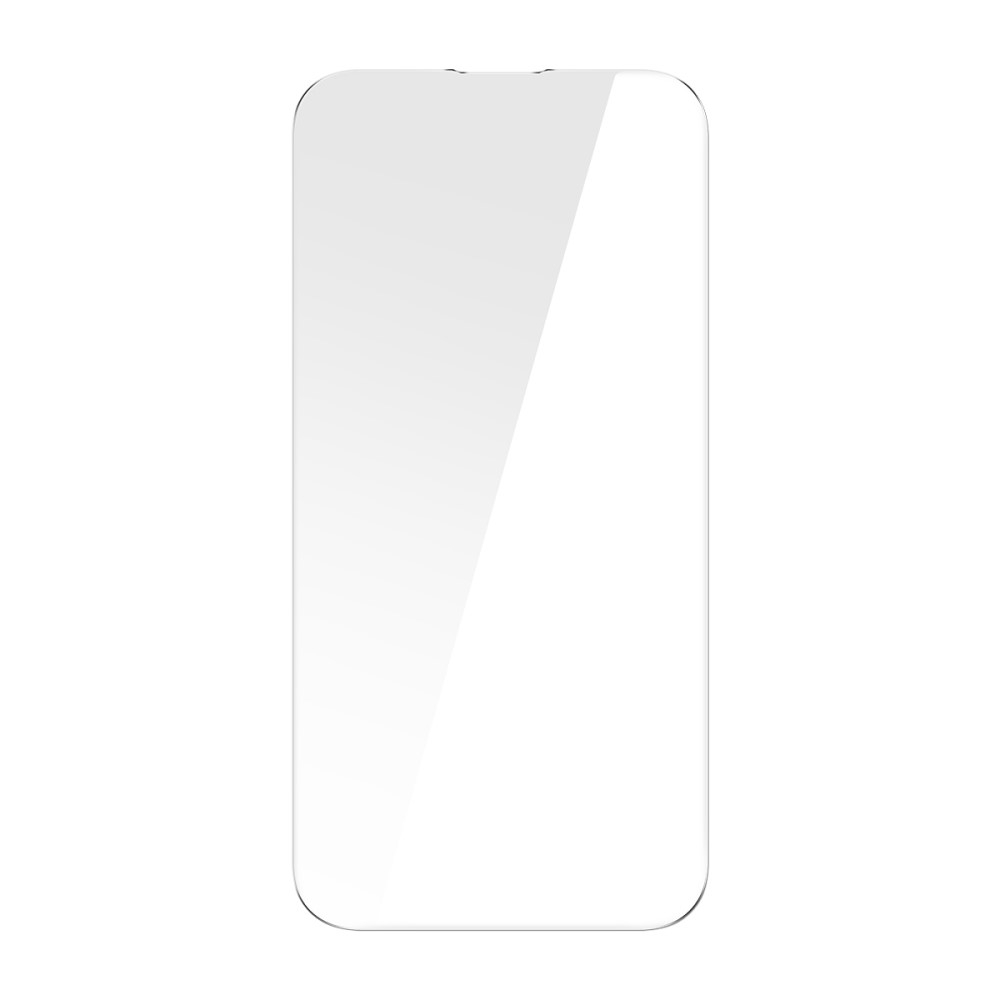 (2er Set) Baseus - iPhone 14 / iPhone 13 / 13 Pro Vollbild Panzer Glas Display Schutz Montagerahmen - Transparent