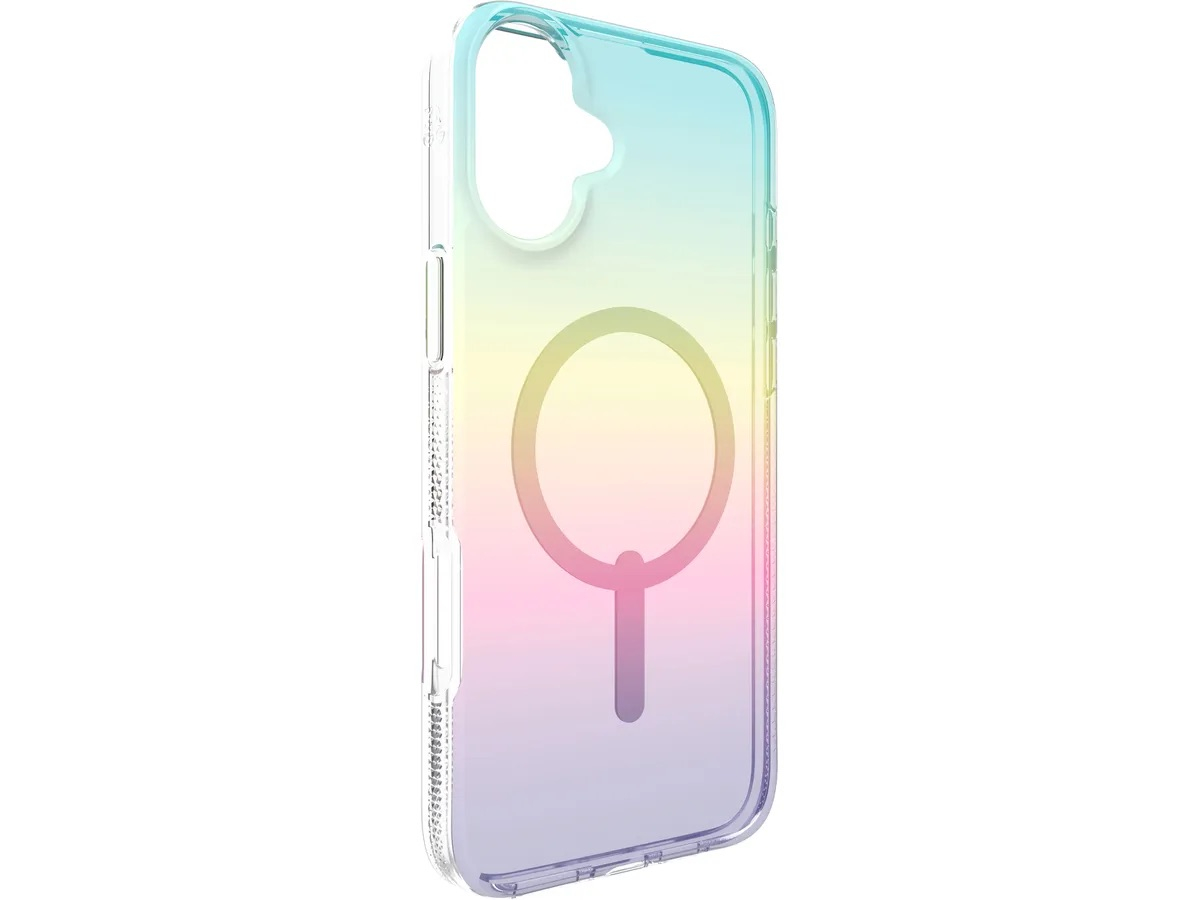 iPhone 16 MagSafe Hülle Milan Snap Case Recycled (702315110) - Regenbogen / Transparent (Pastell)