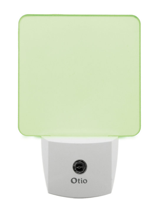Veilleuse LED Otio IP20 1W vert l.13 x H.20 x P.5 cm