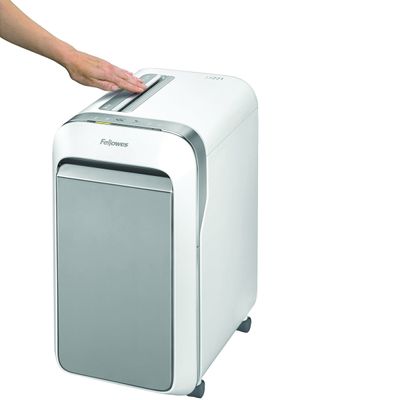 Fellowes Powershred LX221 - destructeur de documents coupe croisée microparticules - 20 feuilles - Corbeille 30 litres - blanc