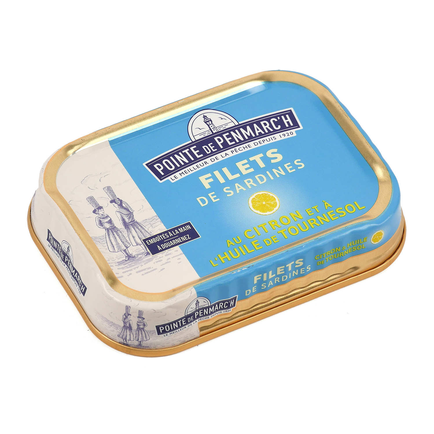 Filets de sardines au citron et à l'huile de tournesol