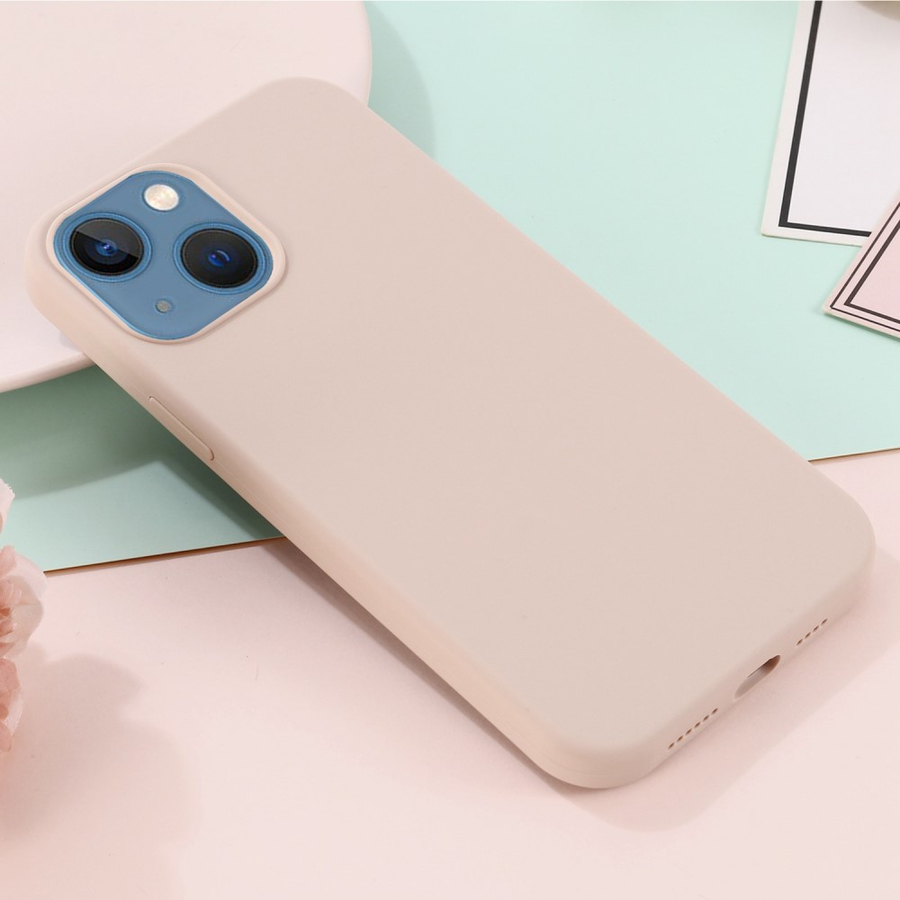 iPhone 14 MagSafe Soft Silikon Case Hülle - Rosa