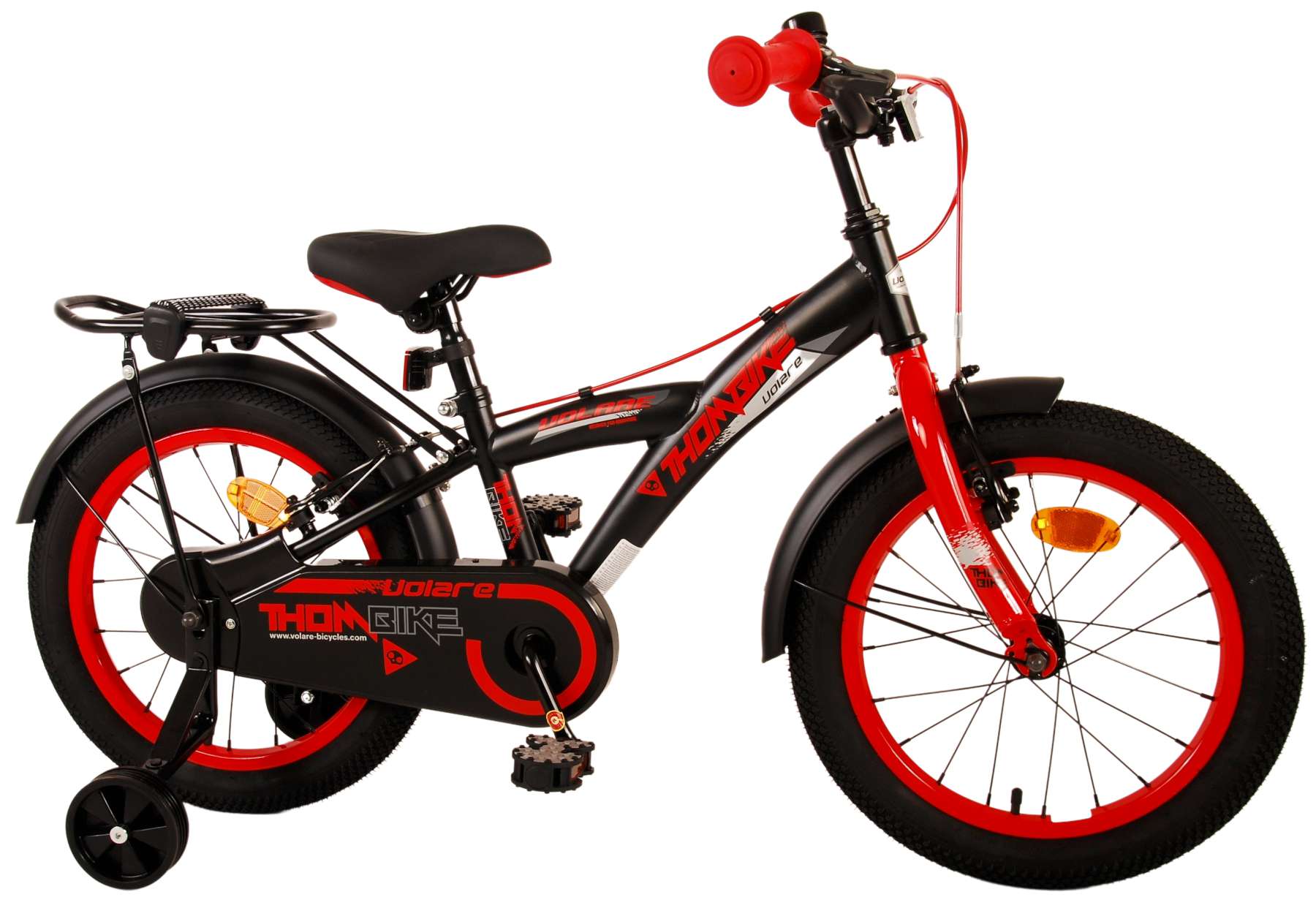 TPFSports Thombike Kinderfahrrad - Jungen - 16 Zoll - Rücktritt + Handbremse - Blau