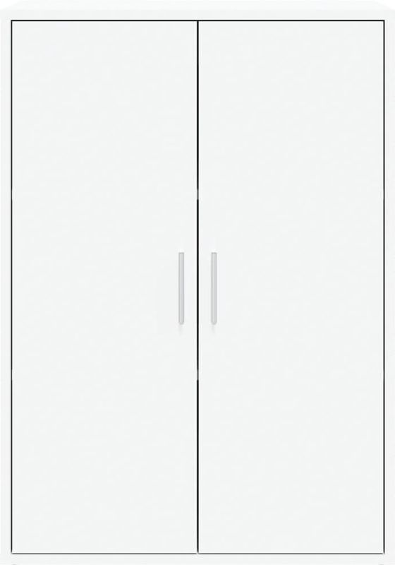 vidaXL - Dressoir - Wit - Bewerkt Hout - 60x31x84 cm