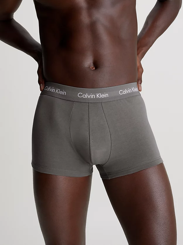 Pacote com 3 Cuecas Boxer de Cintura Baixa - Algodão Elástico