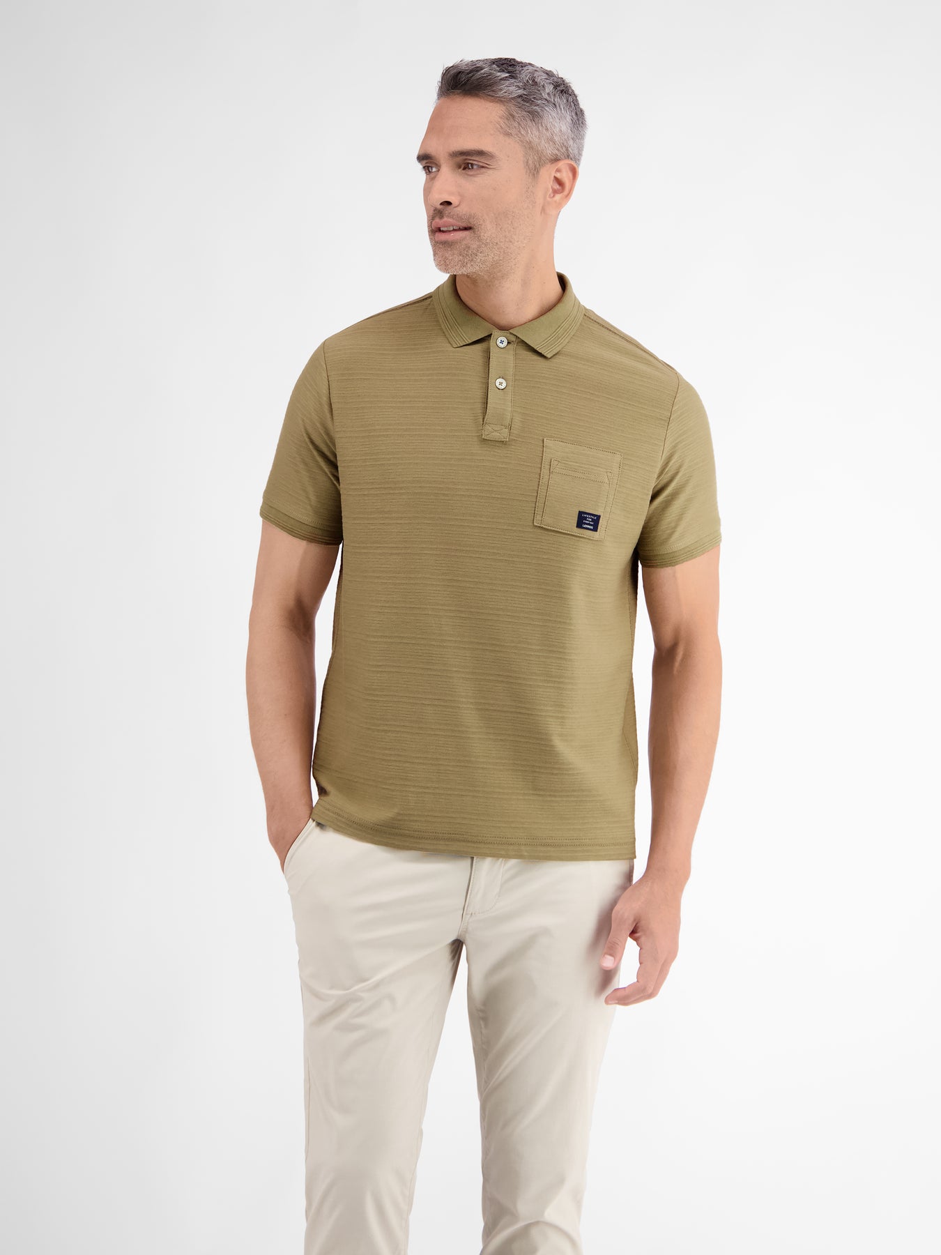 Herren Poloshirt mit aufgesetzter Brusttasche