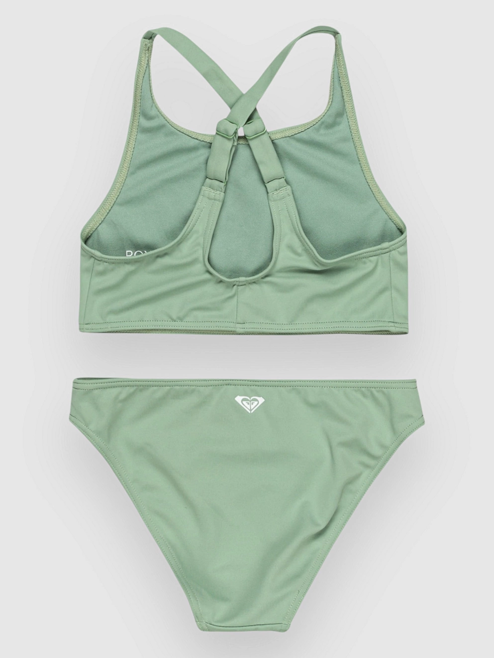 Roxy Solid Active Rg Kids Bikini basil